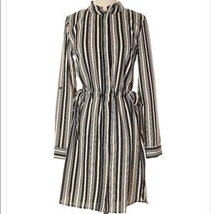 BOBEAU striped dress size small